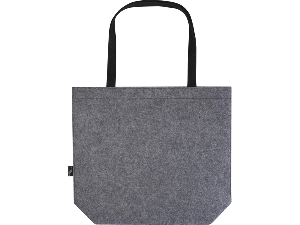 Эко-сумка фетровая Felta с широким дном , серый-2