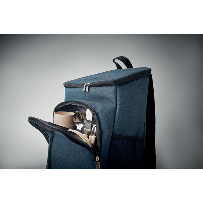 Сумка холодильник 600D из RPET, синий-1