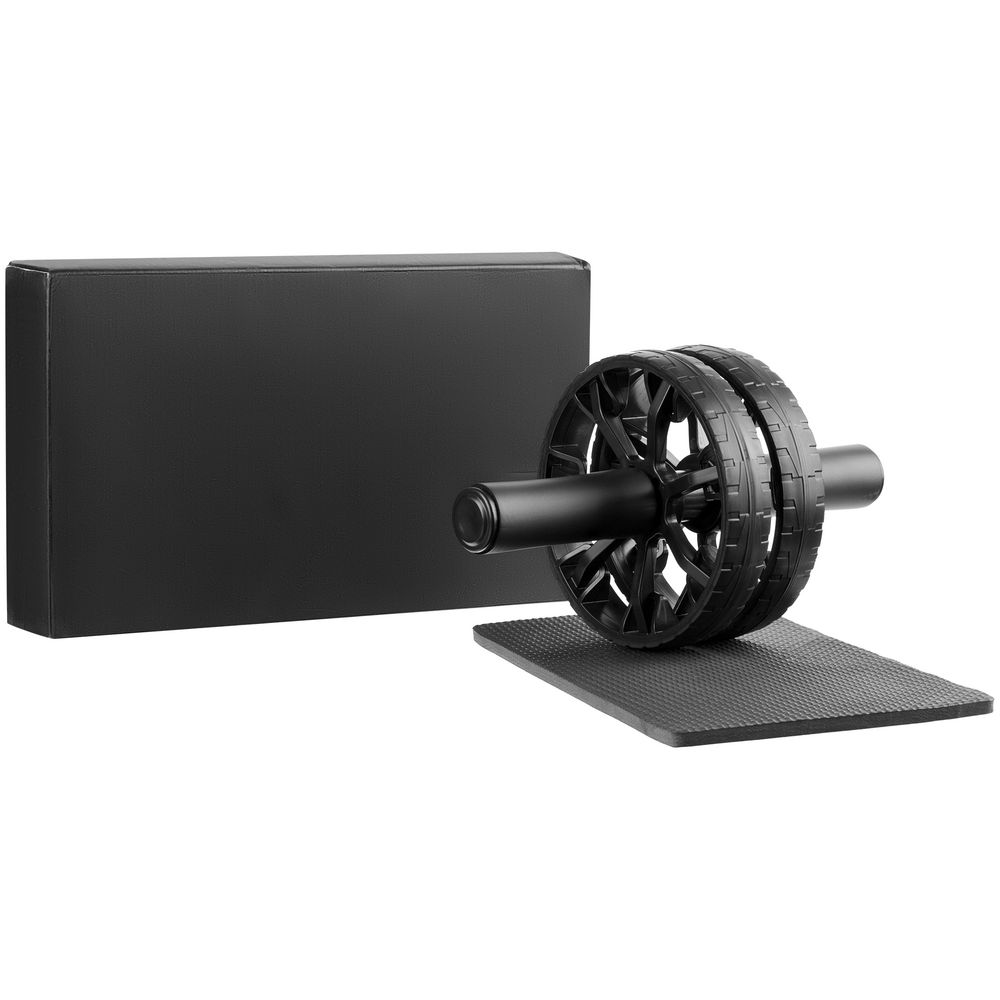 Ролик для пресса с ковриком Presswork, черный-1