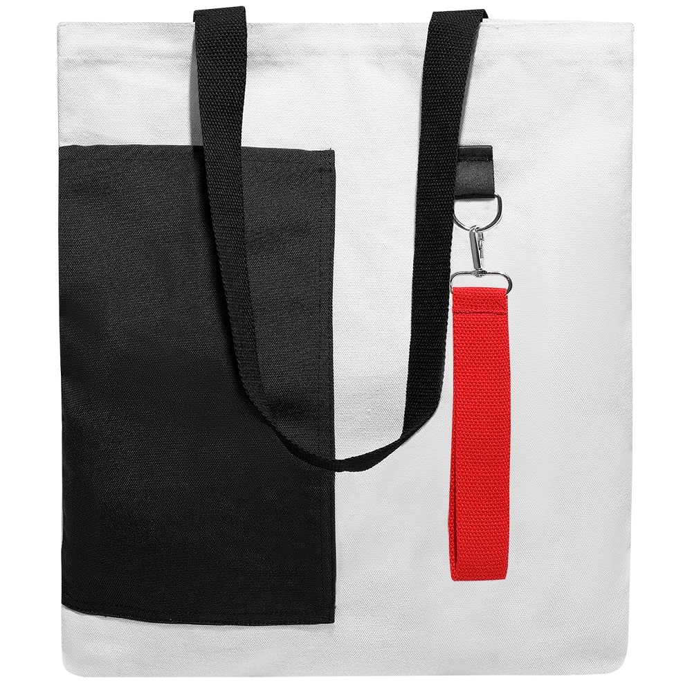 Сумка для покупок BANSHEE TO GO 325 г/м², Чёрный/Красный-0