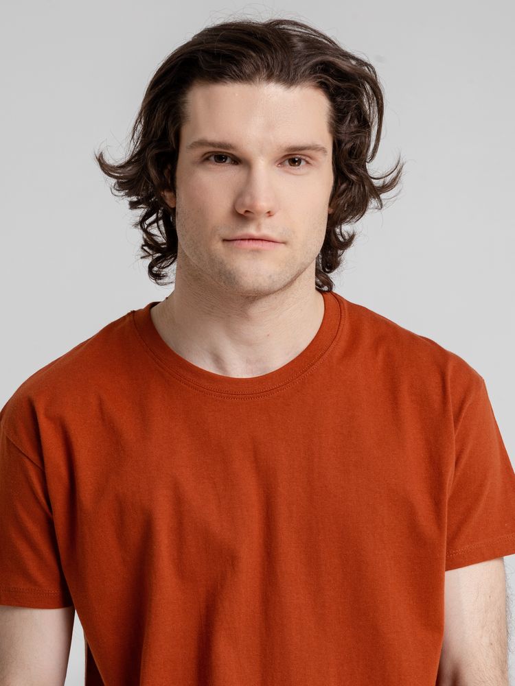 Футболка Imperial 190, коричневая (терракотовая)-6