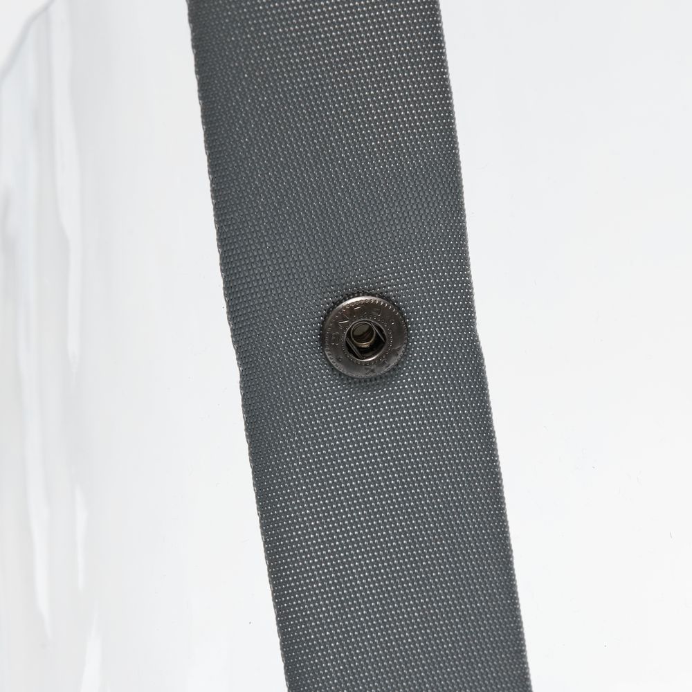 Шопер Clear Fest, ver.2, прозрачный с серыми ручками-4