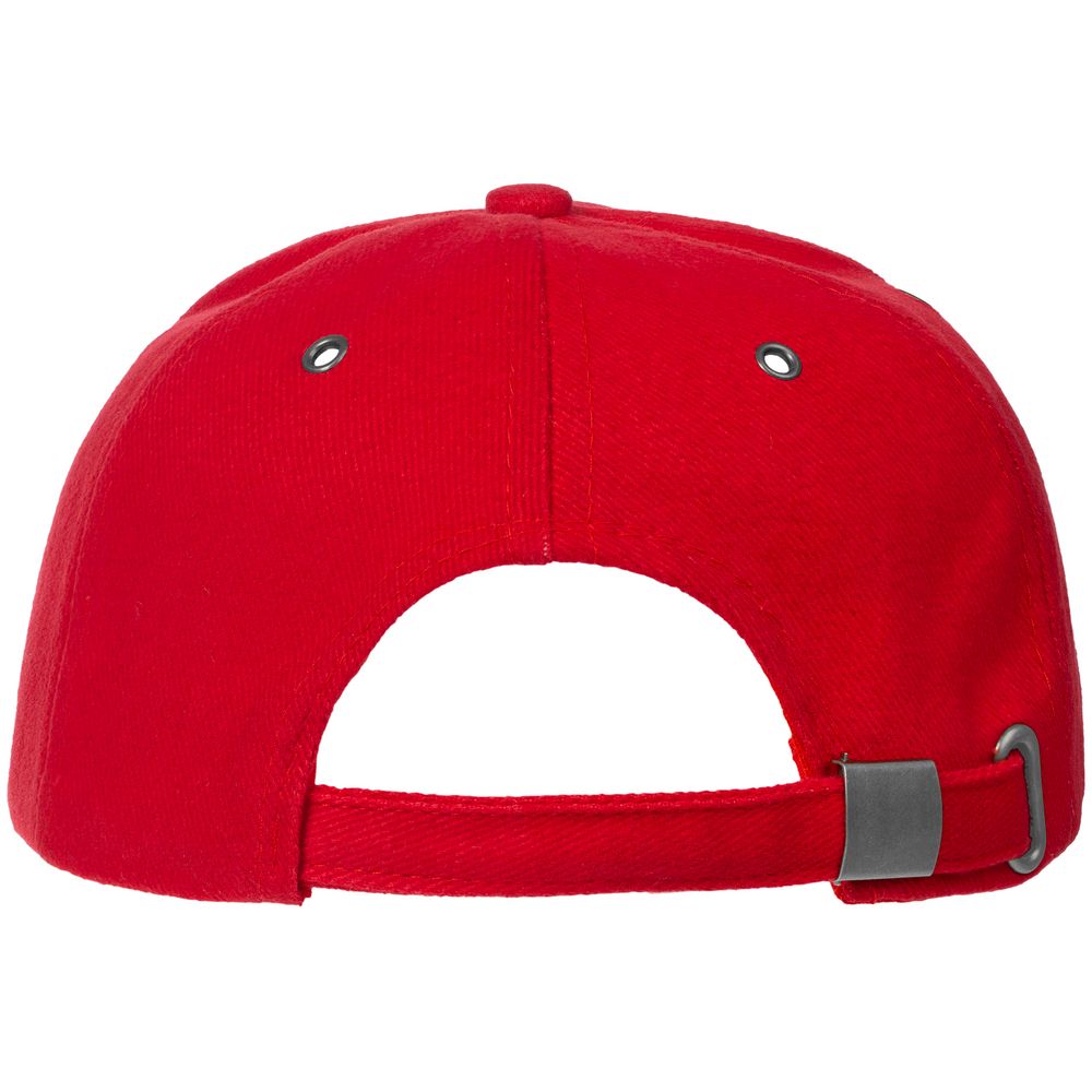Бейсболка Classic, красная с белым кантом-1