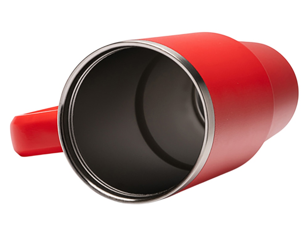 Термокружка Крэнстон с двойными стенками из переработанной нержавеющей стали, красный-2