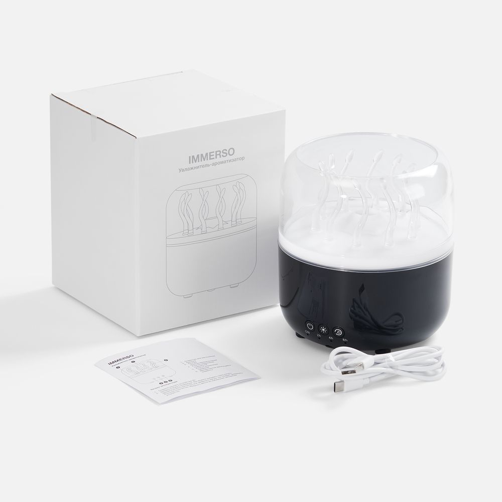 Увлажнитель-ароматизатор Immerso, черный-2