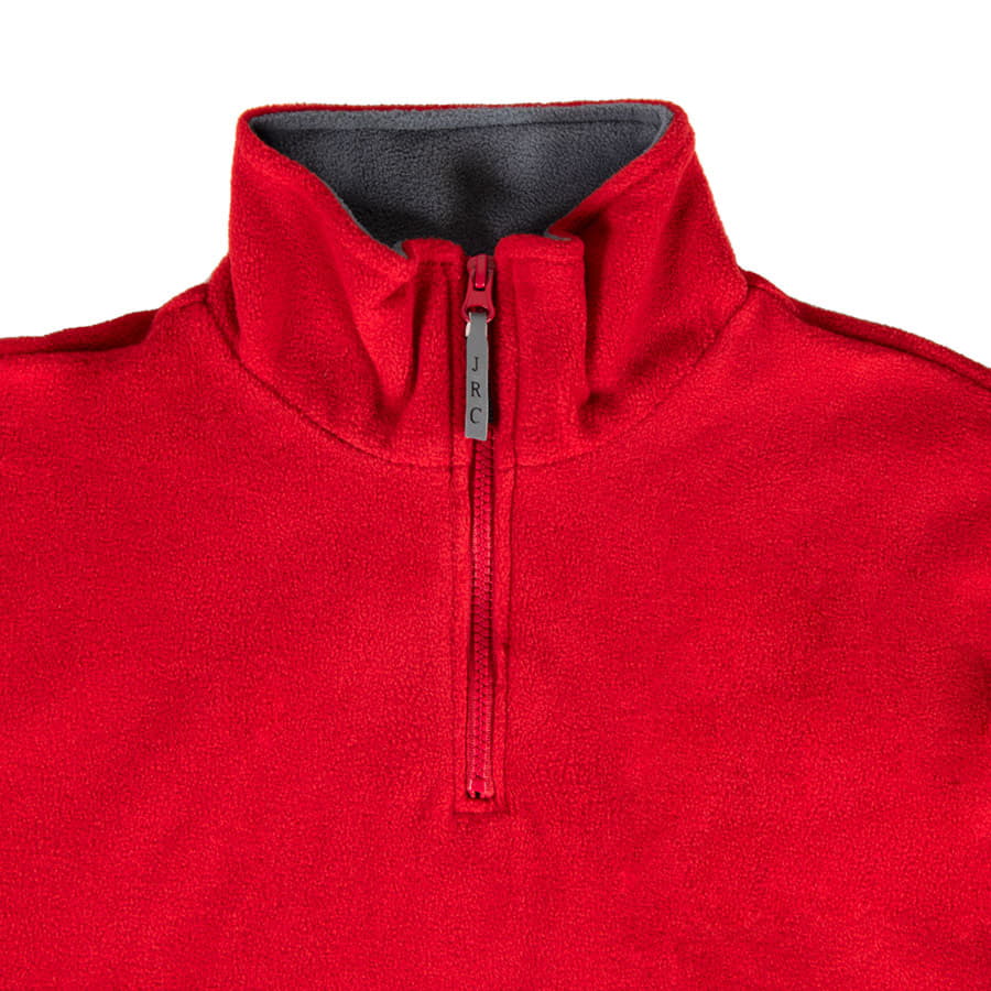 Толстовка флисовая ESTONIA 280, красный, серый-4