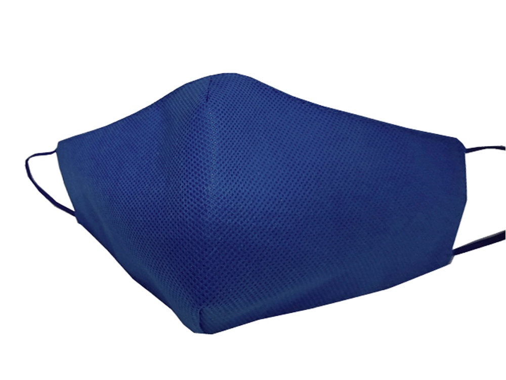 Маска для лица многоразовая из спанбонда, темно-синий-0