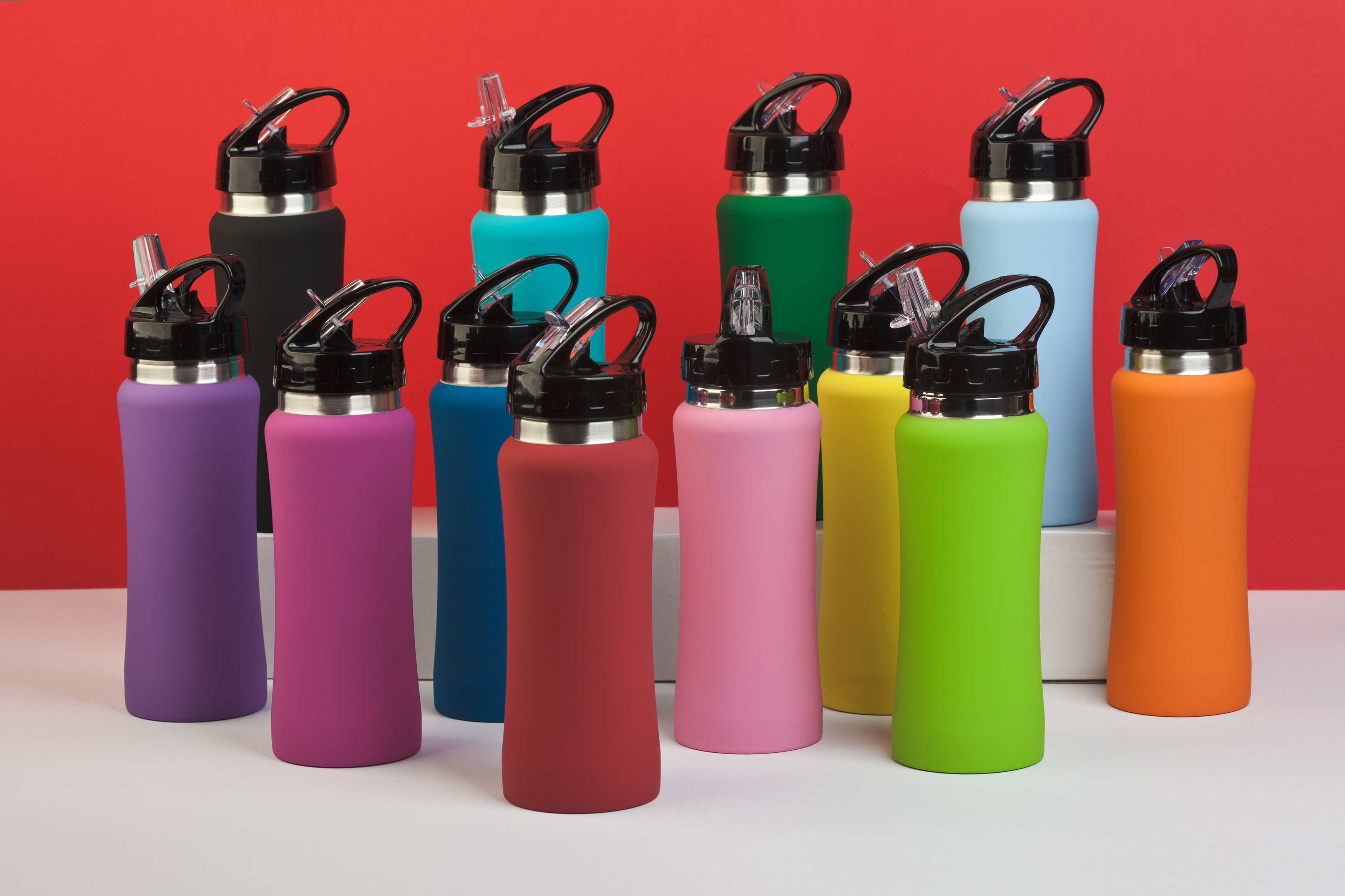 Бутылка для воды "Индиана" 600 мл, покрытие soft touch-2