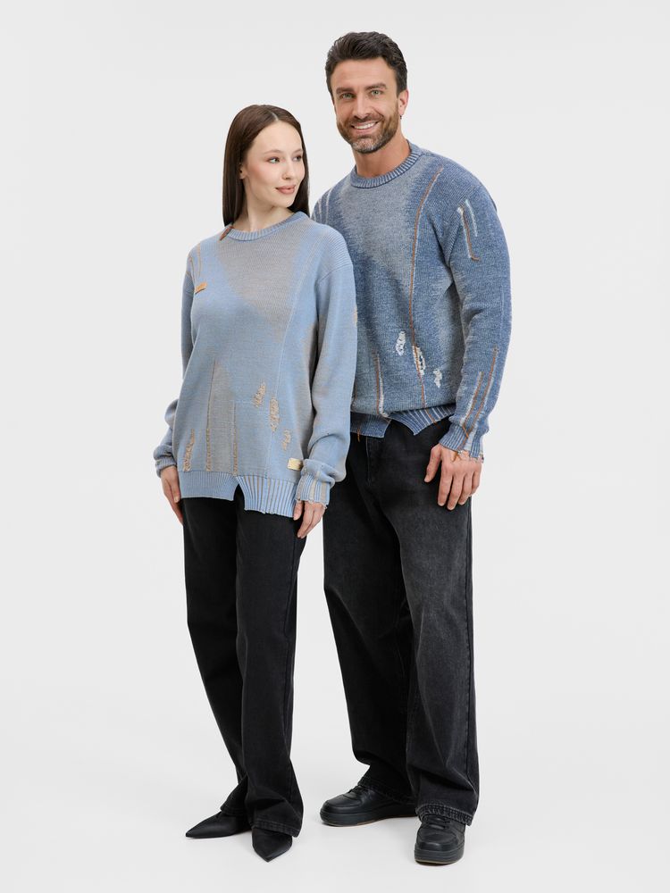 Джемпер Denim на заказ, полушерсть-0