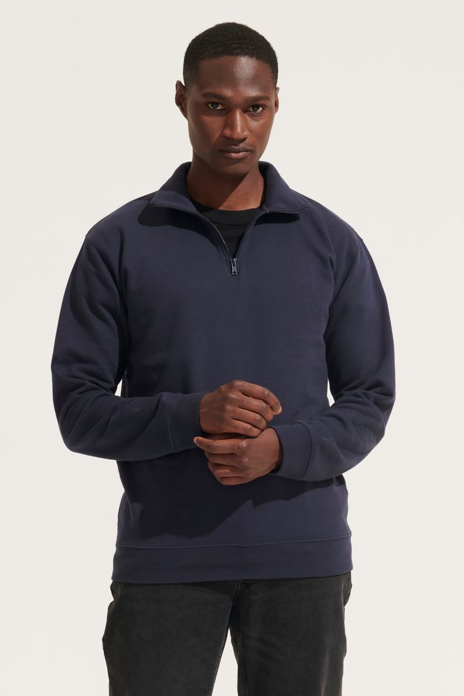 Толстовка унисекс Conrad, темно-синяя-4