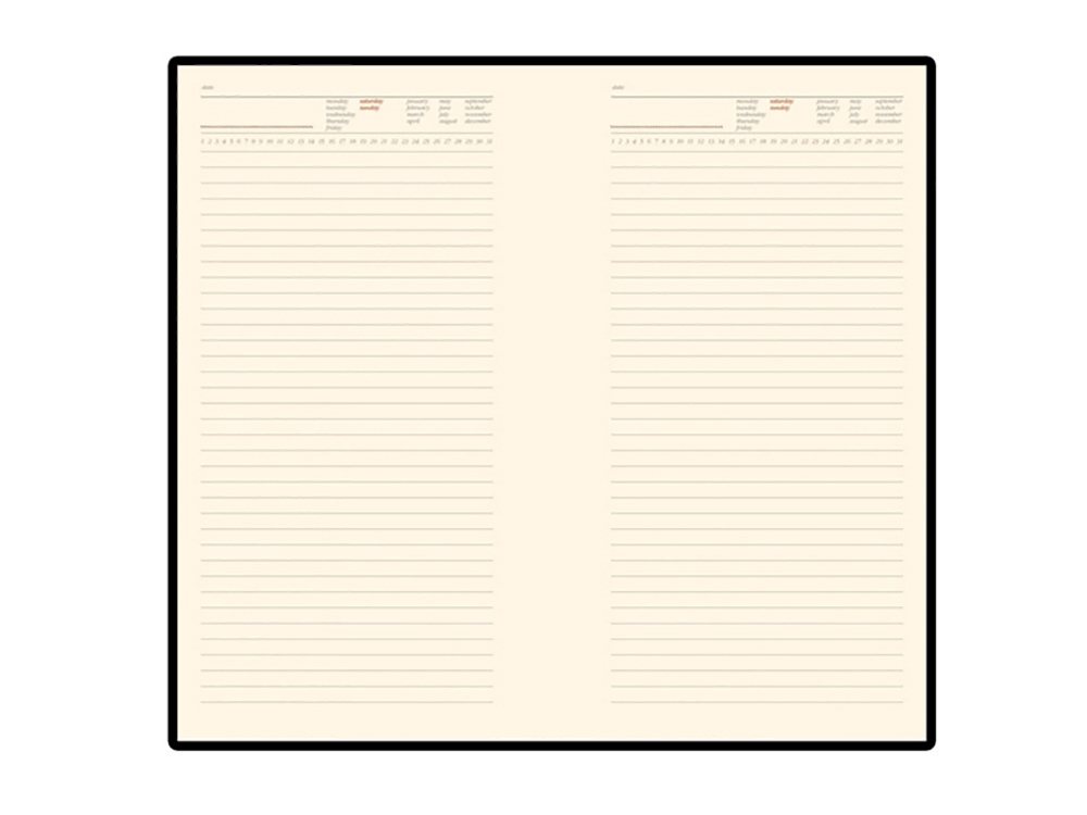 Ежедневник недатированный А5 Firenze, черный-1