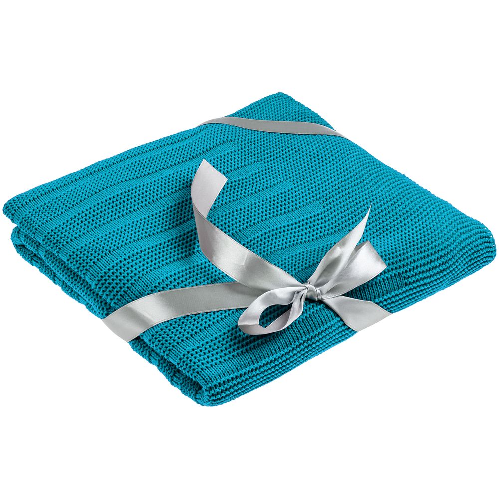 Плед Field, бирюзовый-2