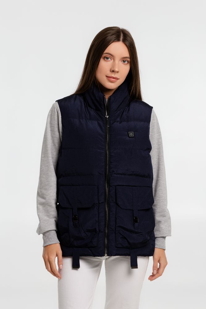 Жилет с подогревом Thermalli Zermatt, темно-синий-6