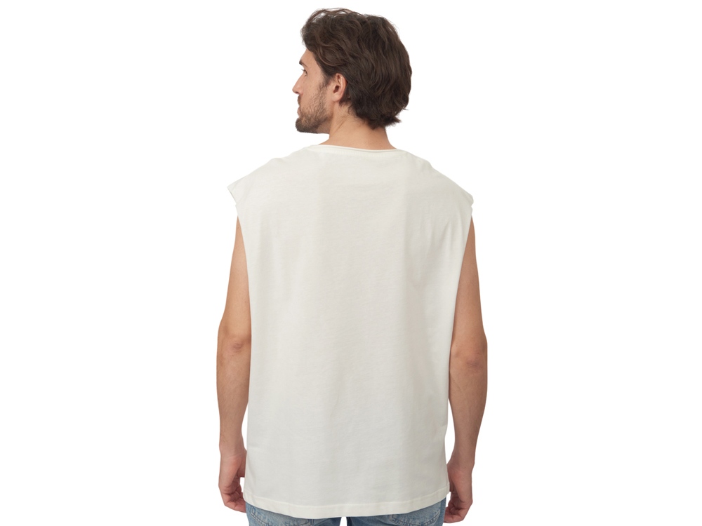 Майка оверсайз Berlin, унисекс, молочный-4