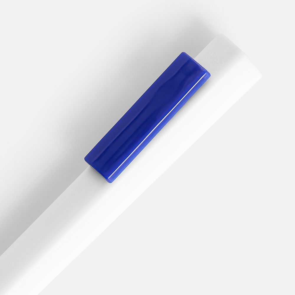 Ручка шариковая Swiper SQ, белая с синим-2