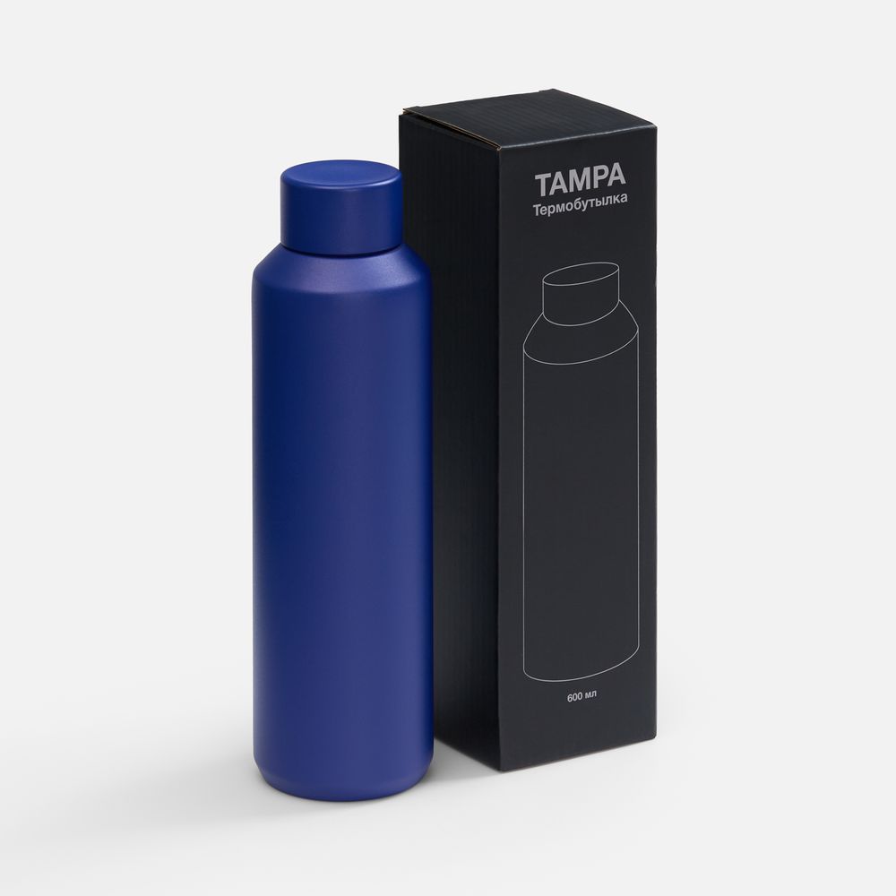 Термобутылка Tampa, синяя-3