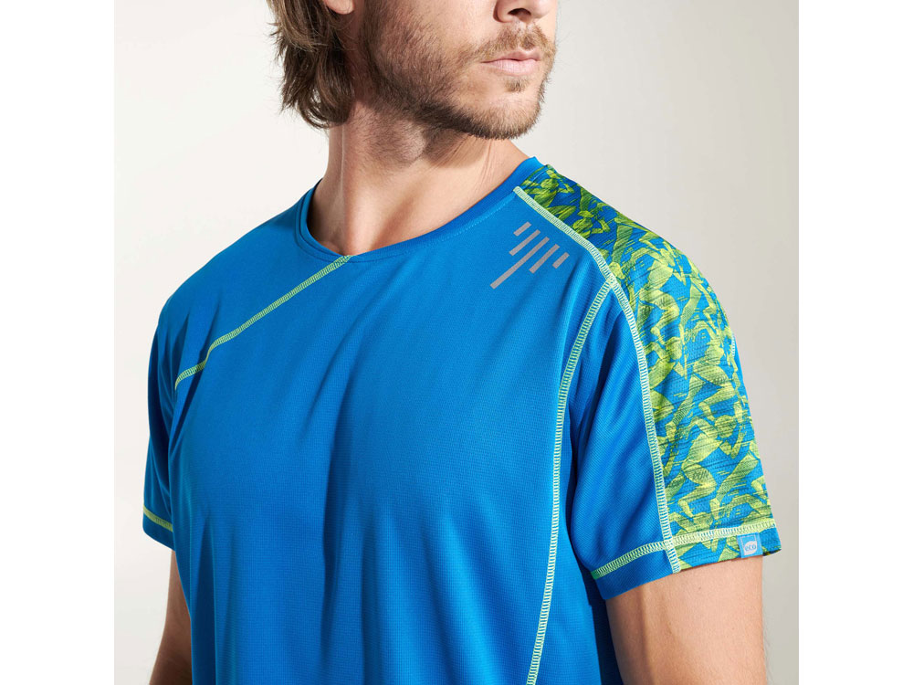 Спортивная футболка Sochi мужская, принтованый бирюзовый-5
