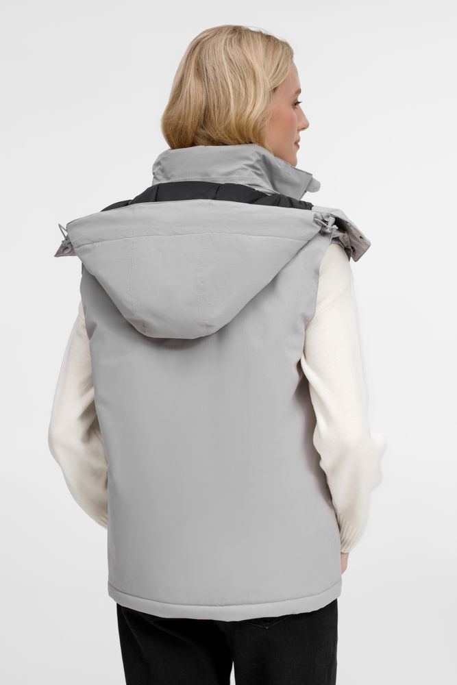 Жилет унисекс Sfera, светло-серый-8