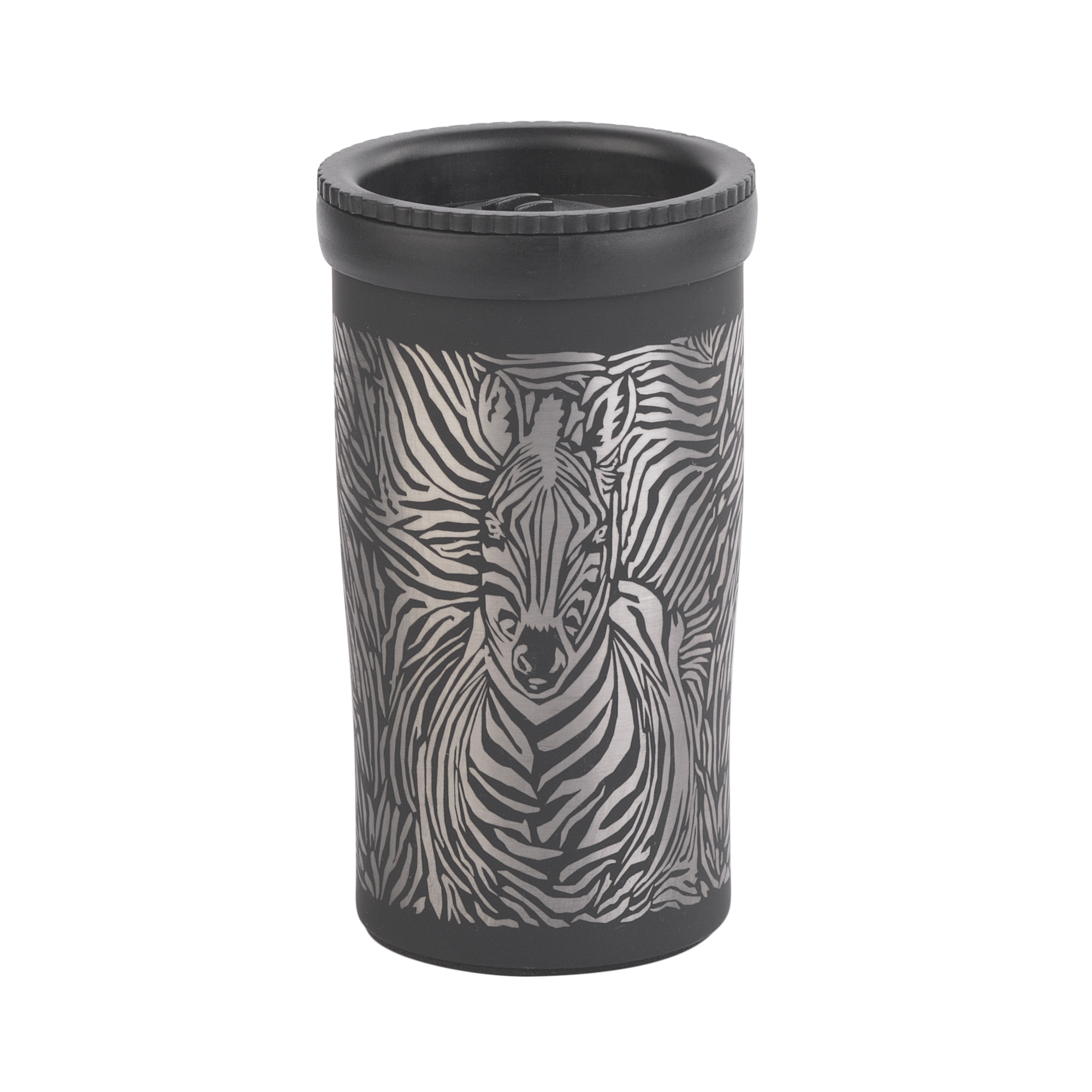 Термостакан "Миссури" 280 мл c гравировкой "Зебра", покрытие soft touch-0