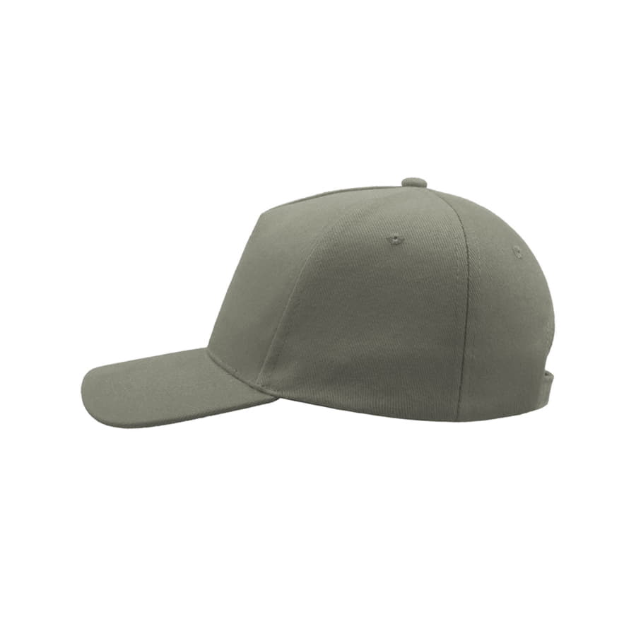 Бейсболка LIBERTY FIVE BUCKLE, 5 клиньев, металлическая застежка , светло-серый-2