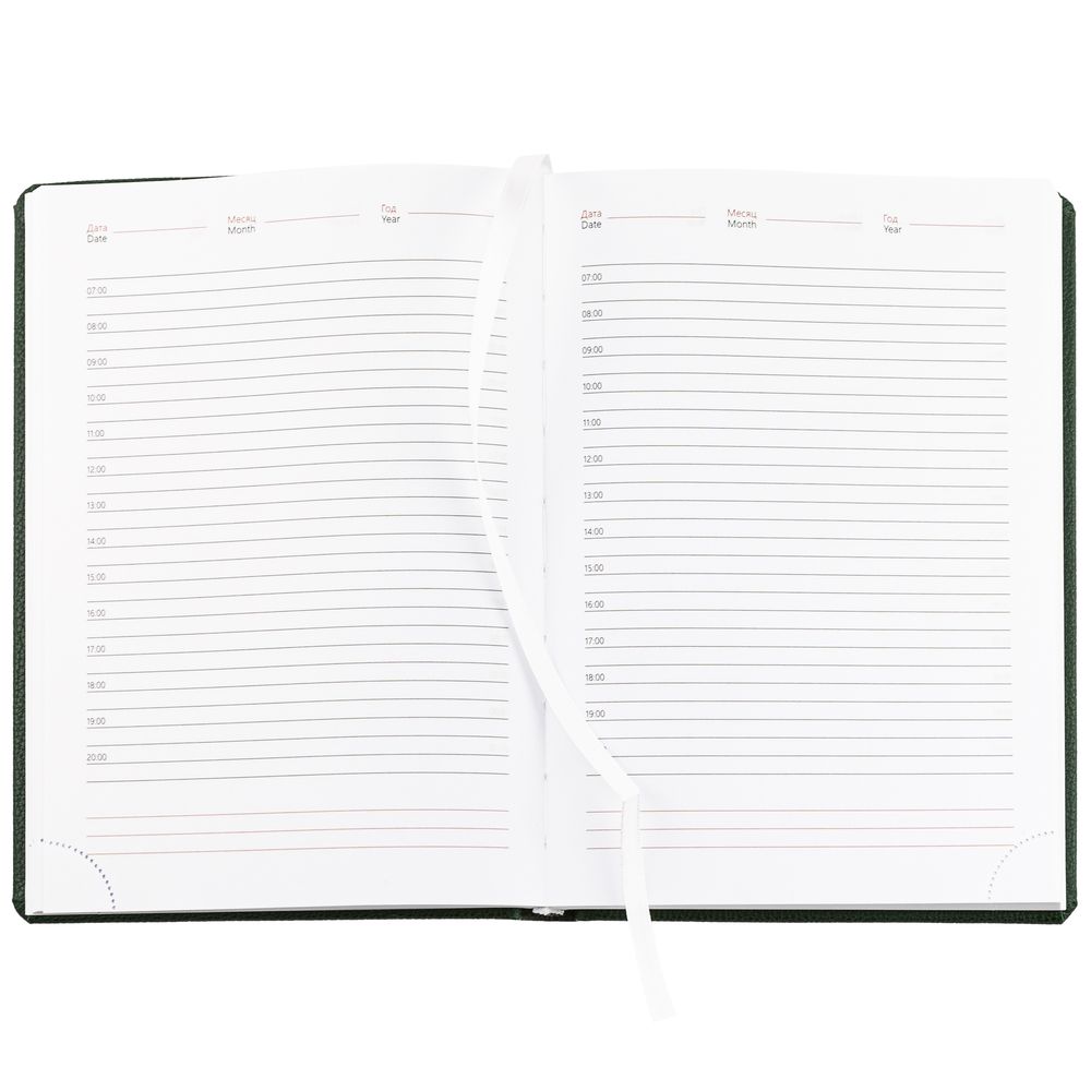 Ежедневник Sagrin, недатированный, зеленый-2