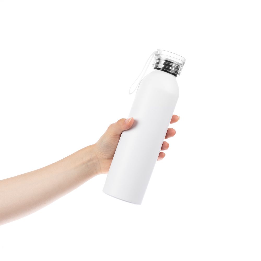 Бутылка для воды Brooke, матовая белая-2
