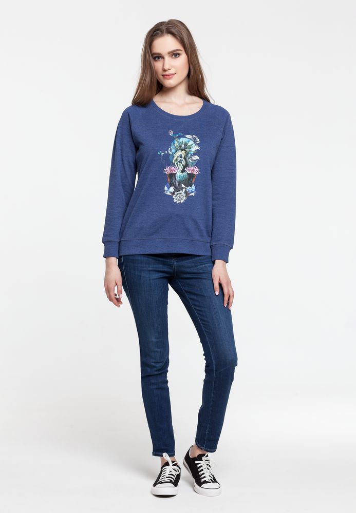 Толстовка Beauty Sleep, синий меланж-3