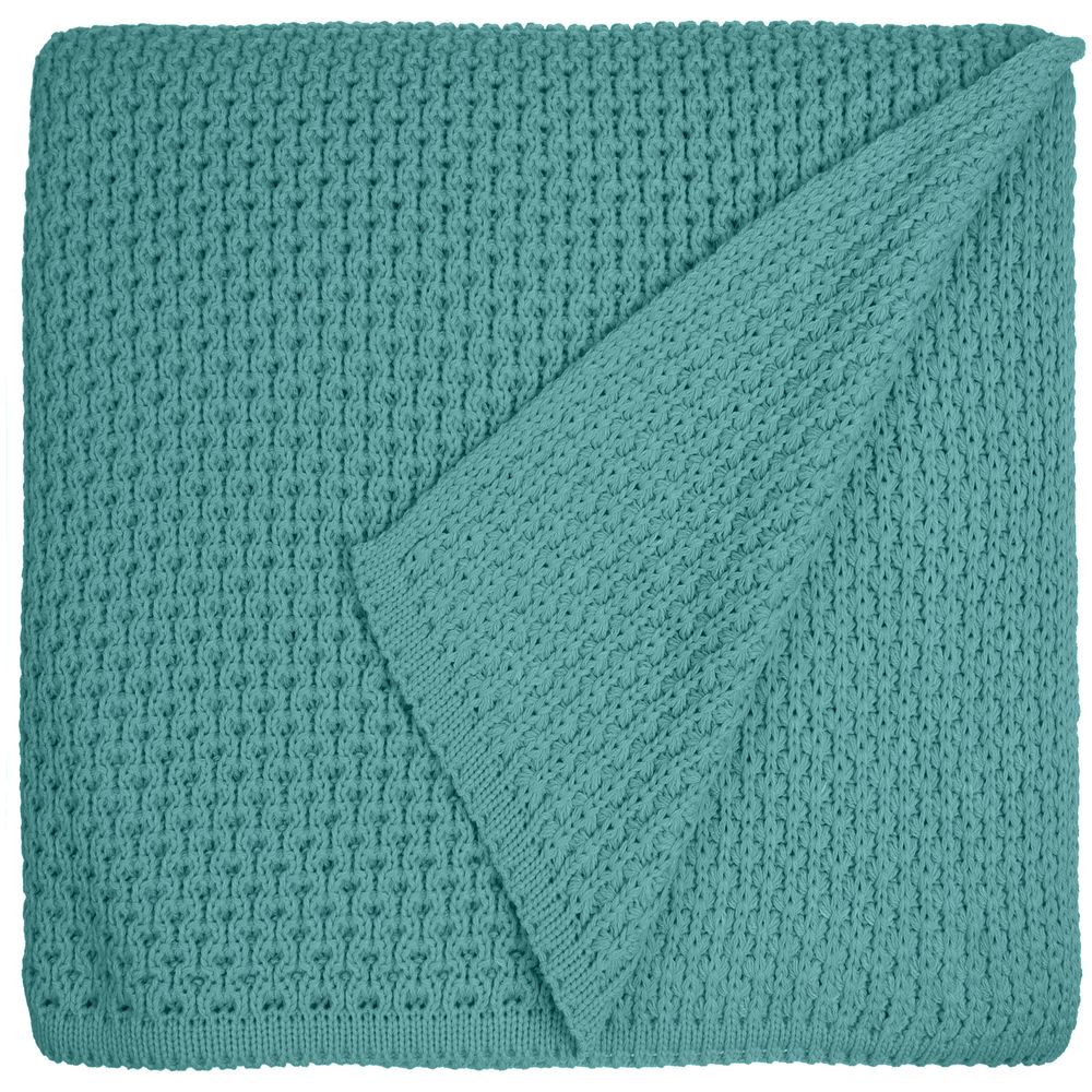 Плед Serenita, бирюзовый (тиффани)-0