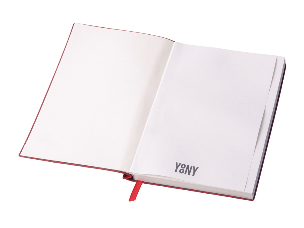 Блокнот А5 Scribe, гибкая обложка, 96 листов 80 гр/м2, красный-3