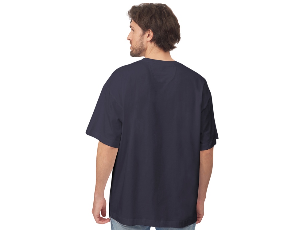 Футболка оверсайз Vienna унисекс , темно-синий-4