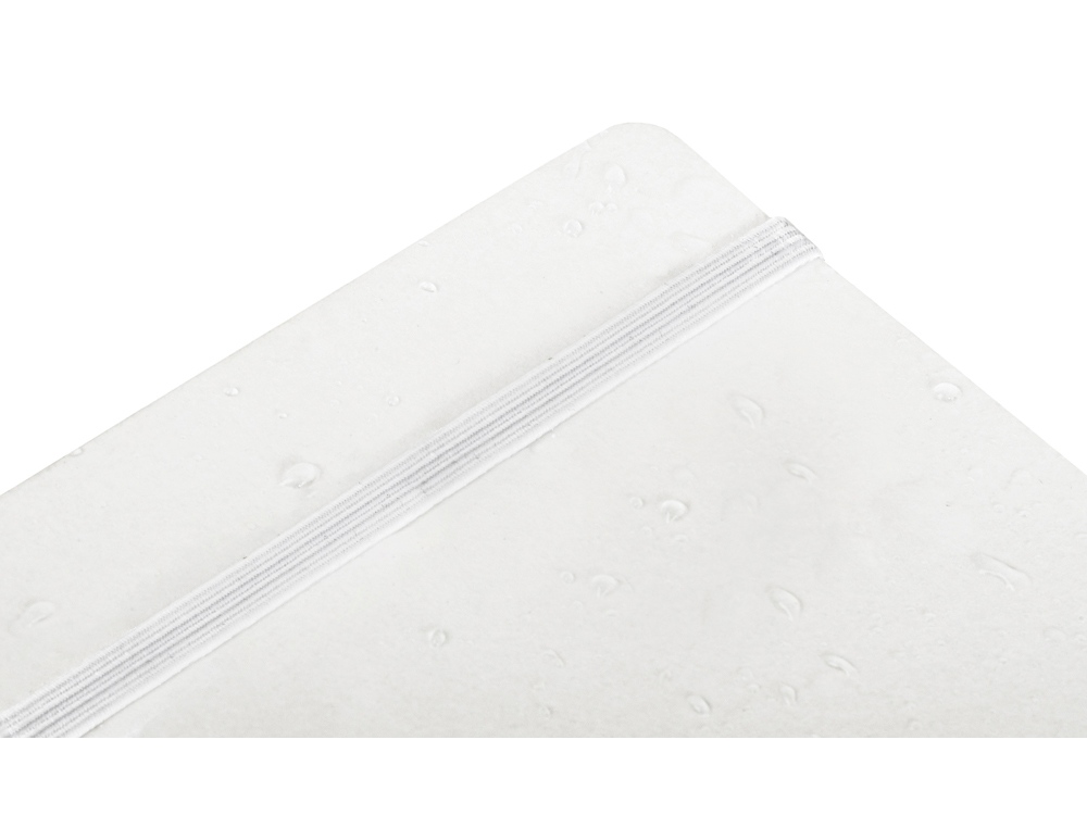 Блокнот из моющегося крафта и каменной бумаги А5 Fleekstone, гибкая обложка, белый-5