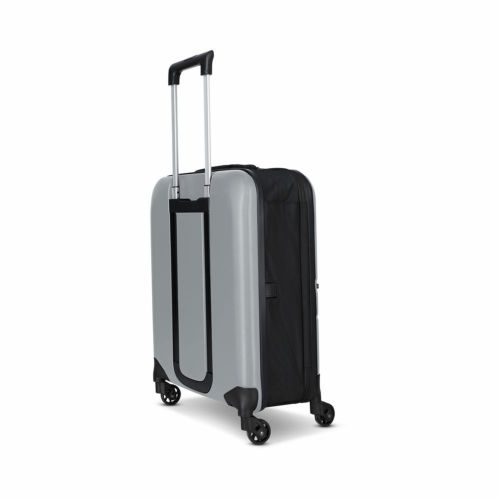 Чемодан складной Rollink FLEX LIGHT 55x40x20 см, 4 колеса, светло-серый-5
