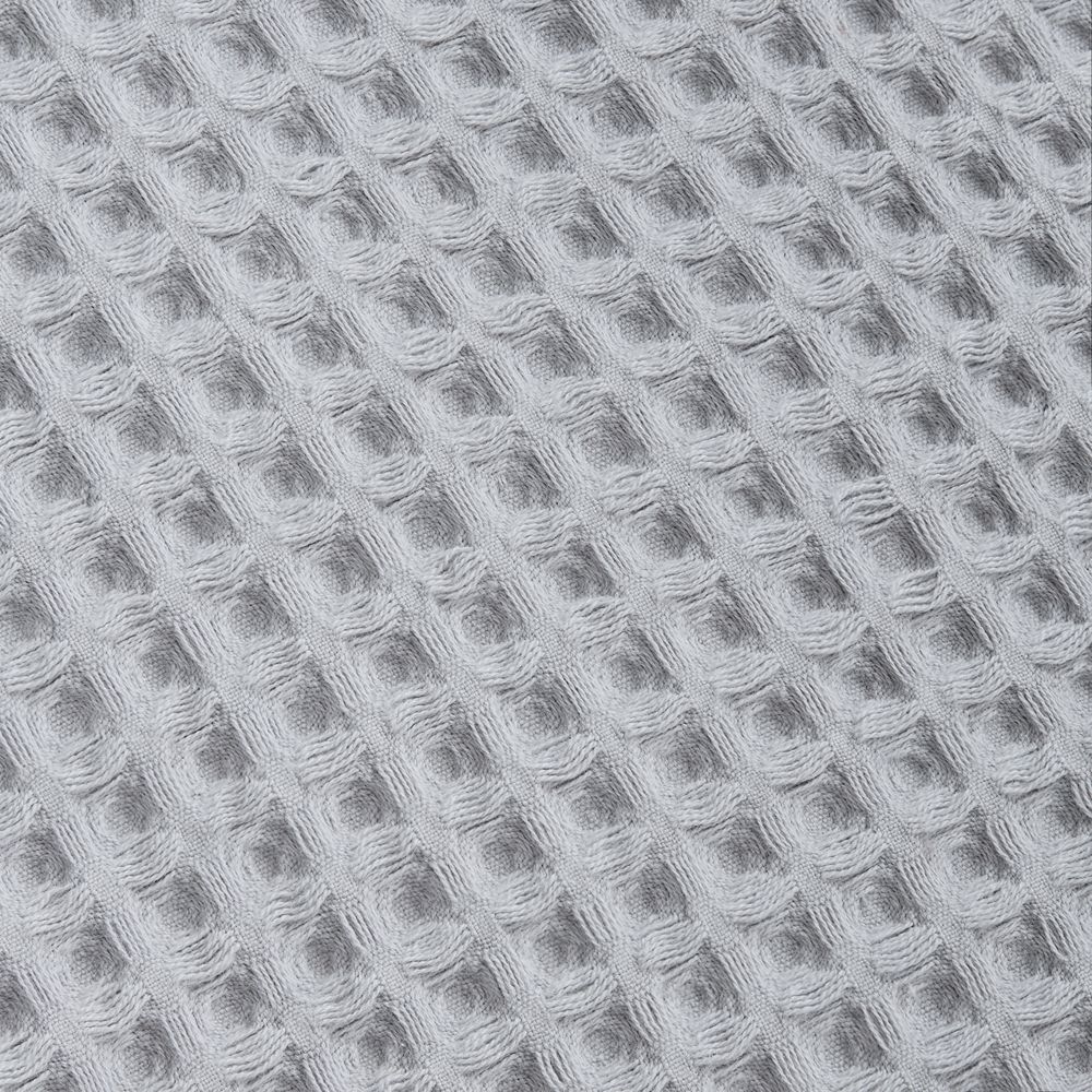 Плед вафельный Elenglect, светло-серый-1