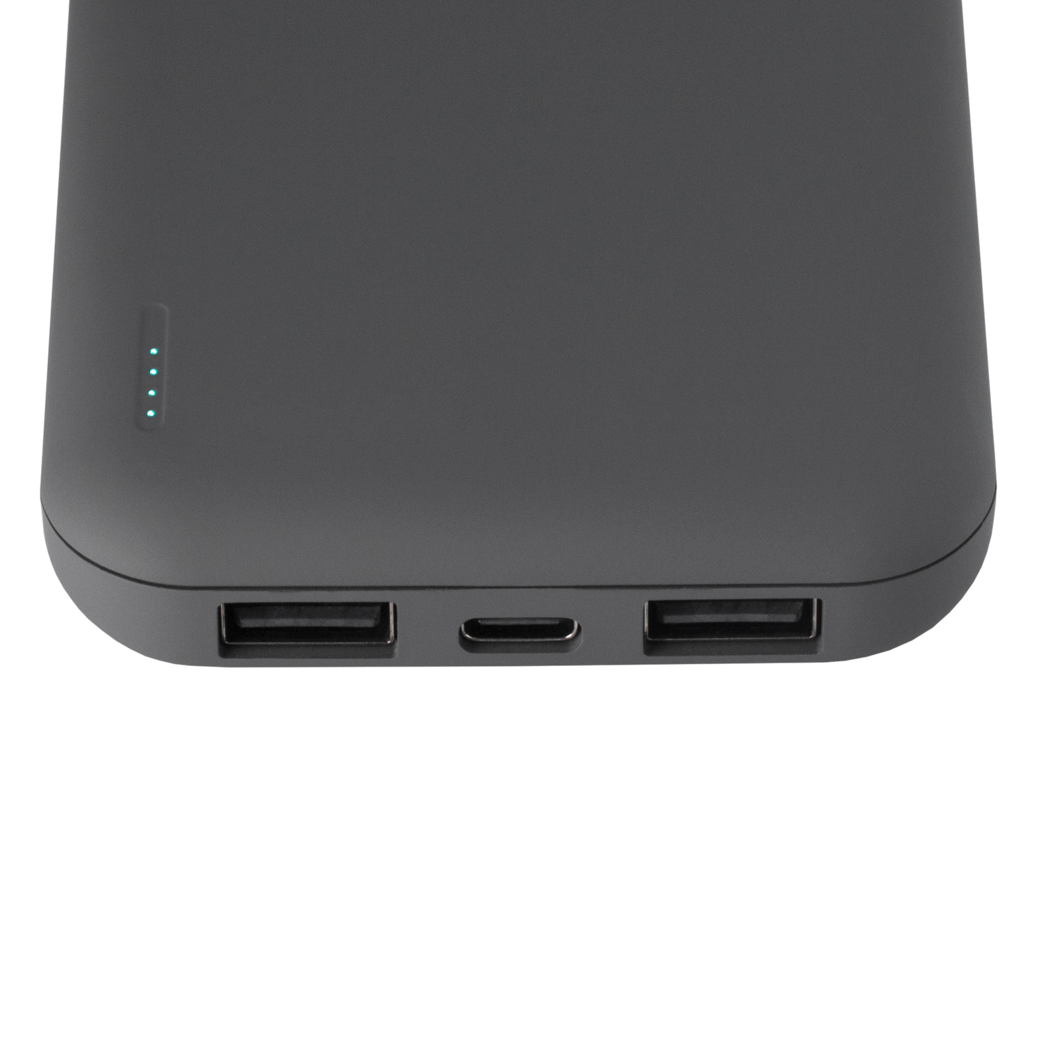 Внешний аккумулятор с подсветкой Люче (Luce) 10000 mAh, серый-4