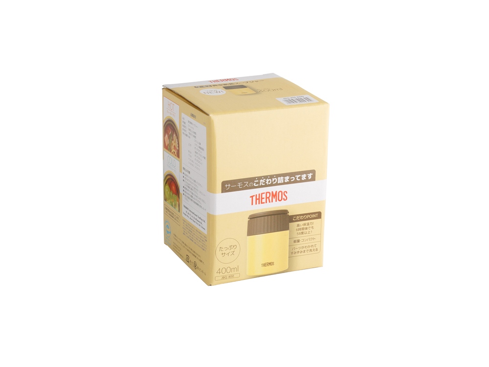 Термос из нерж. стали для еды тм THERMOS JBQ-400-BNN 0.4L, желтый-3