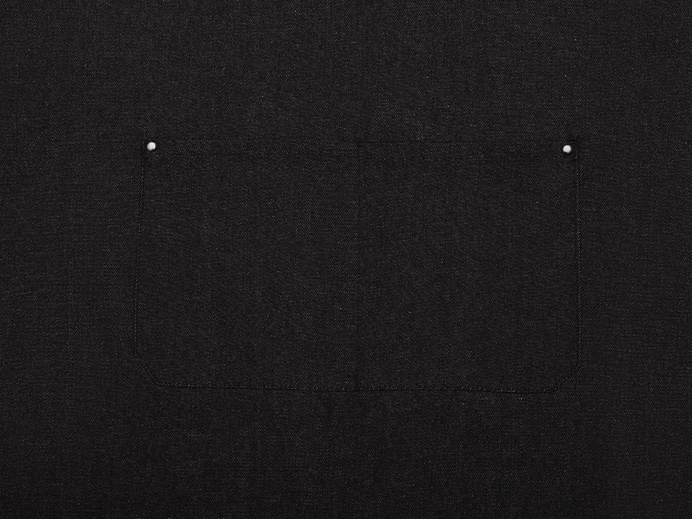 Джинсовый фартук с карманами Fry, черный-5