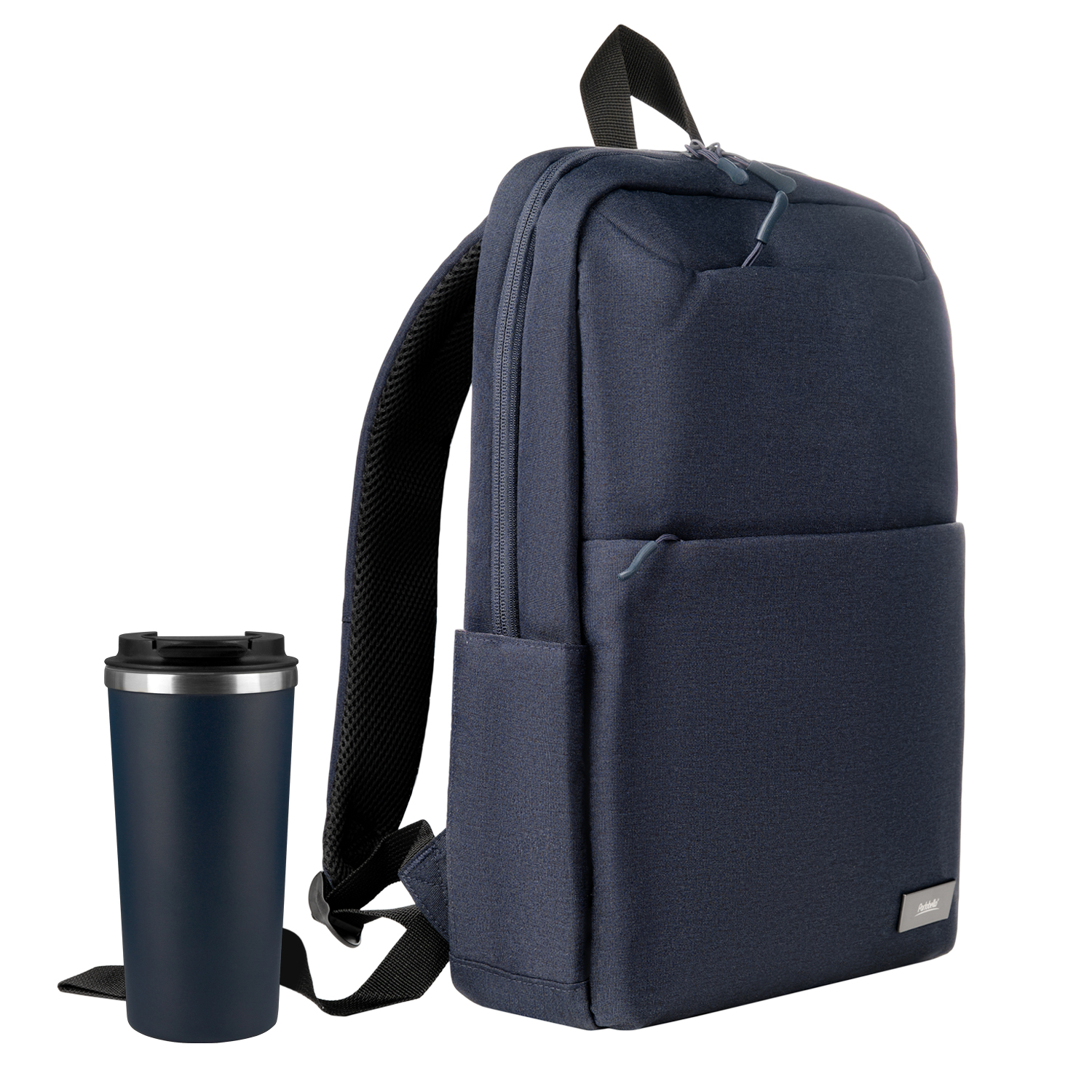 Подарочный набор Палермо (Palermo), Форст (Forst), синий (рюкзак, термокружка)-0