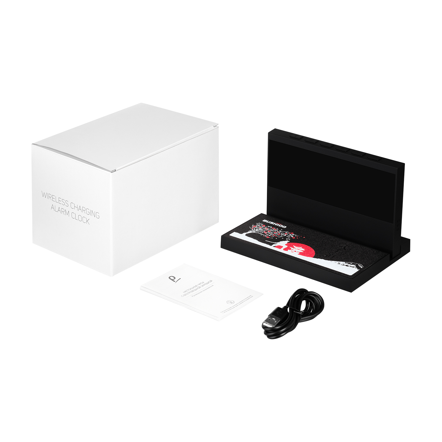 Зарядная станция с часами 15W Glory-13