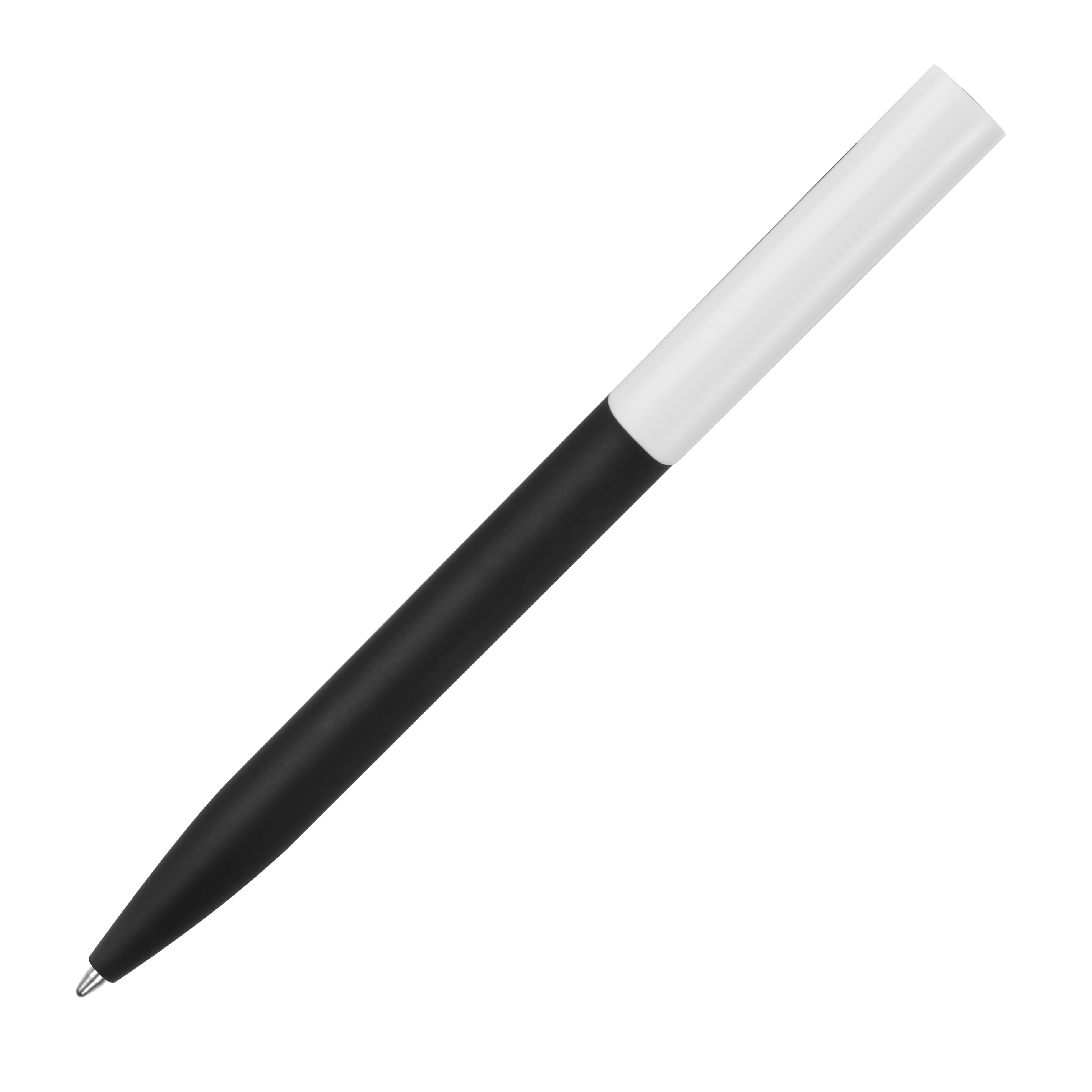 Ручка пластиковая Spark софт-тач, Чёрный-1