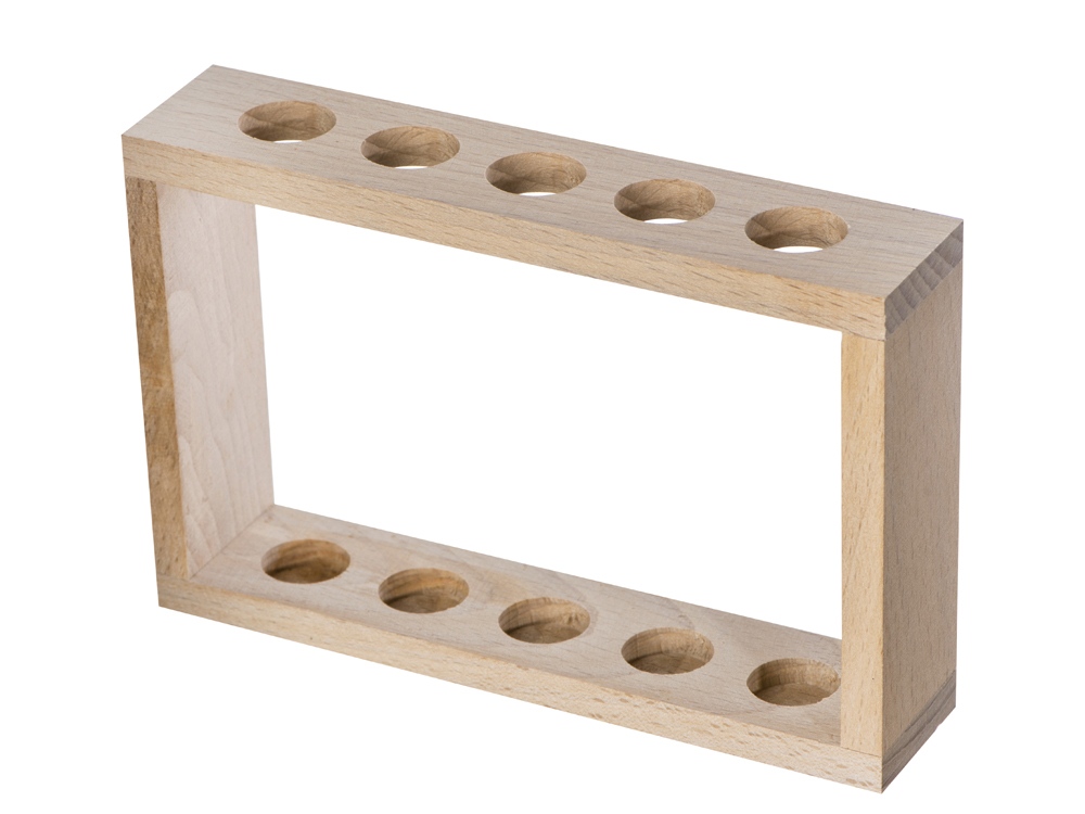 Набор Delish из пяти специй в подставке из бука-4