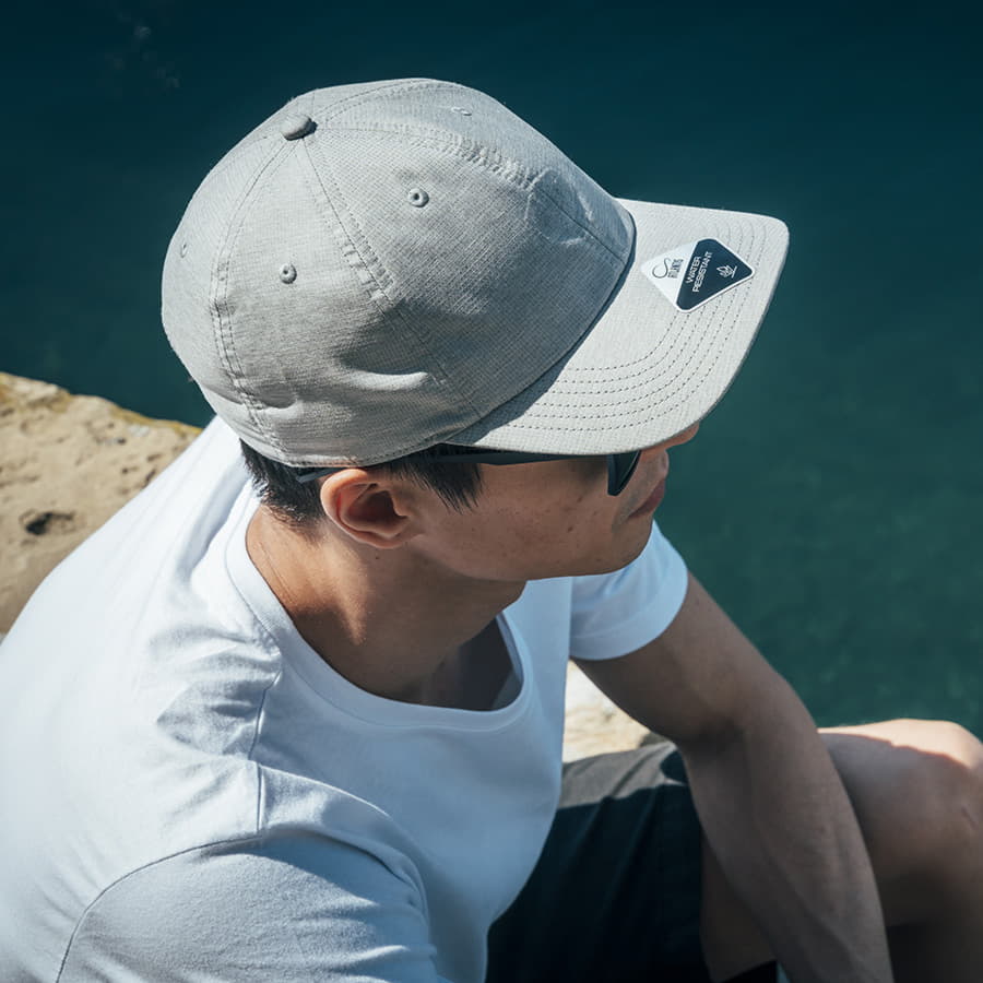 Бейсболка ENERGY, 6 клиньев, застежка на липучке, темно-синий-3