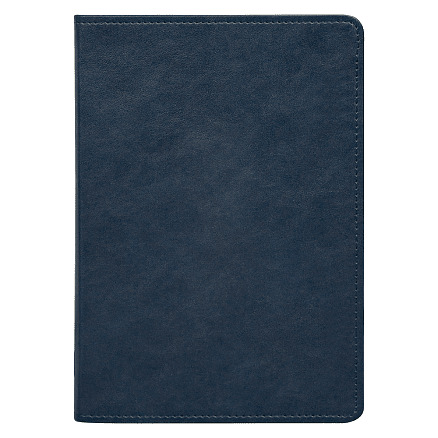 Ежедневник Urban Elegiya Ausone A5, Тёмно-синий/серебро-1