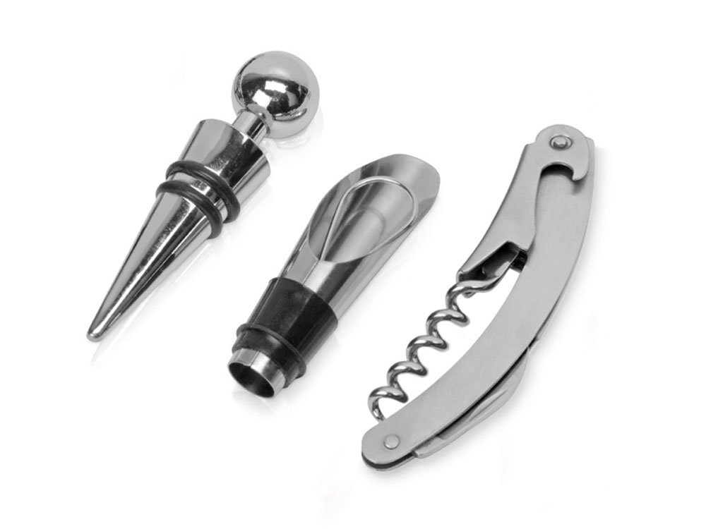 Набор аксессуаров для вина Pinotage со стеклянной крышкой-4