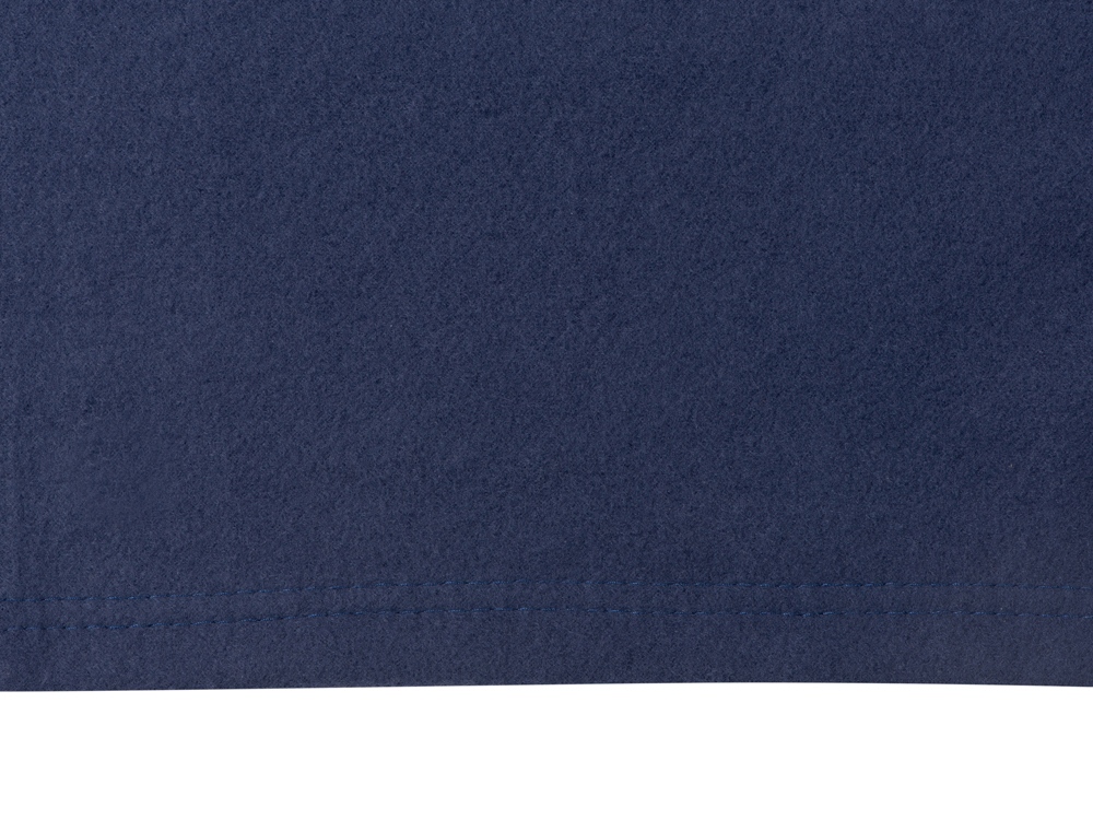 Плед для путешествий Flight в чехле с ручкой и карманом, темно-синий-1