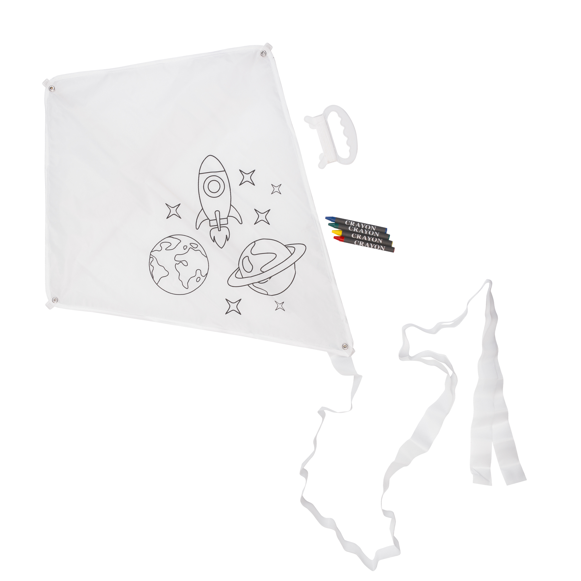 Воздушный змей-раскраска "Rainbow"-0