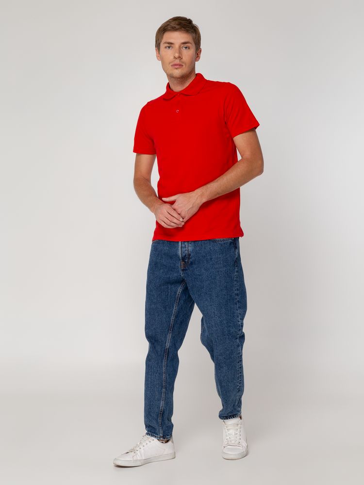 Рубашка поло мужская Virma Light, красная-5