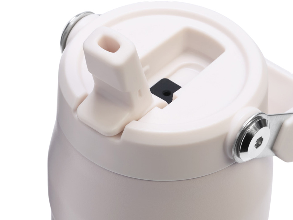 Бутылка для воды объемом 700 мл с откидной трубочкой Stanley IceFlow™ 2.0 - Light pink-2