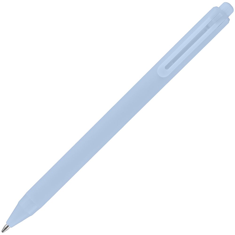 Ручка шариковая Cursive Soft Touch, голубая-3