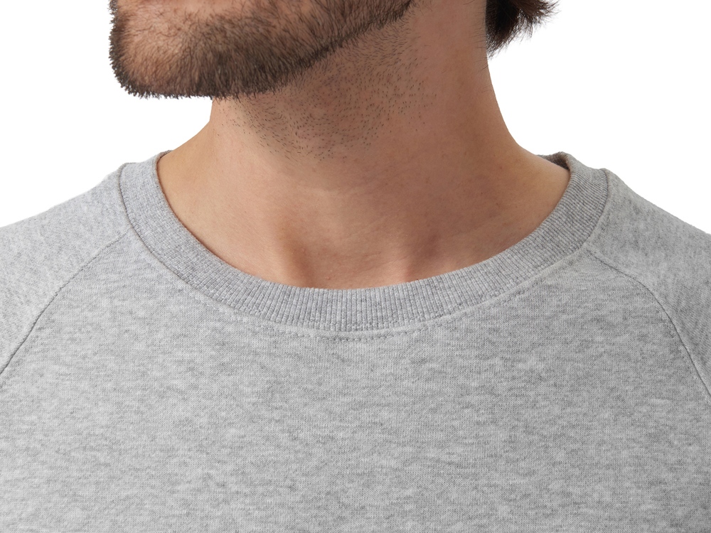 Свитшот оверсайз Paris, унисекс, серый меланж-8