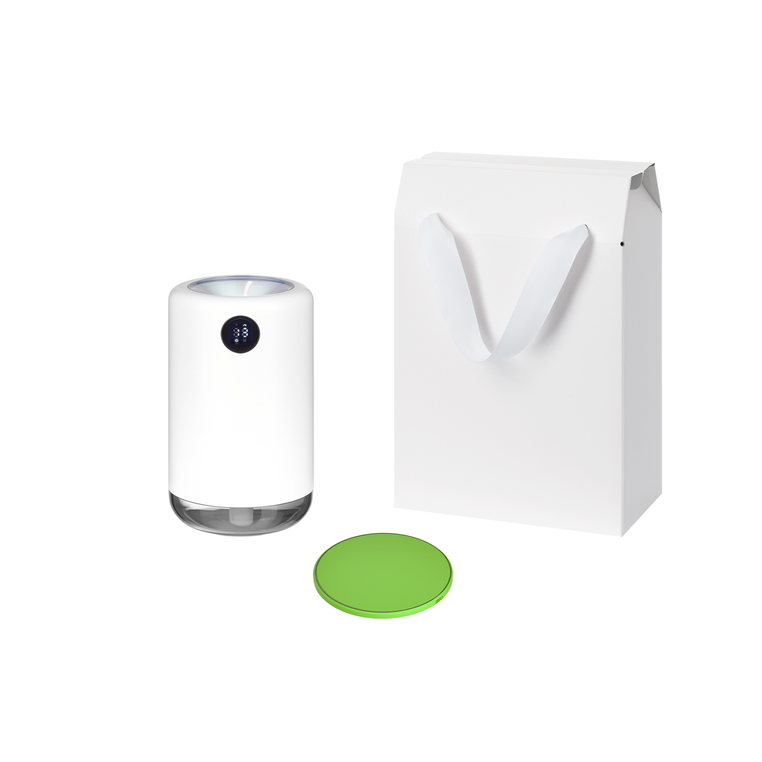 Подарочный набор Блисс (Bliss) , Аурис (Auris), салатовый (увлажнитель воздуха, зарядное устройство)-0